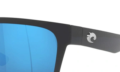 Costa Del Mar Rinconcito Ric 11 Obmp Flat Top Polarized Sunglasses In Black