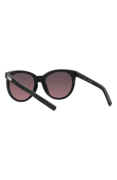 Costa Del Mar Victoria 56mm Gradient Round Sunglasses In Net Gray