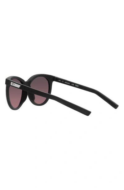 Costa Del Mar Victoria 56mm Gradient Round Sunglasses In Net Gray