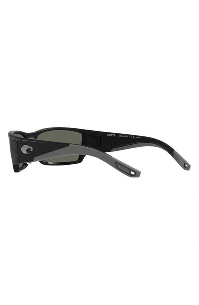 Costa Del Mar Corbina Pro 61mm Rectangular Sunglasses In Matte Black