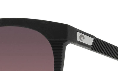 Costa Del Mar Victoria 56mm Gradient Round Sunglasses In Net Gray