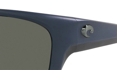 Shop Costa Del Mar Jose Pro 62mm Polarized Rectangular Sunglasses In Gray