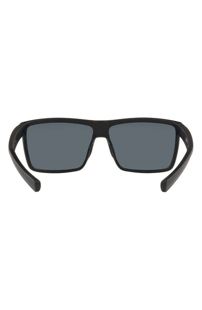 Shop Costa Del Mar Rinconcito 60mm Polarized Rectangular Sunglasses In Black