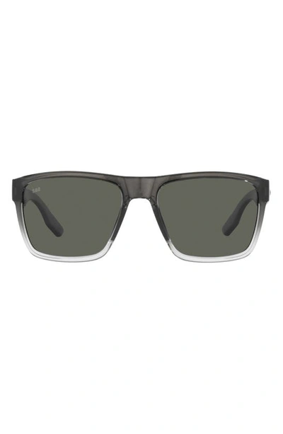 Shop Costa Del Mar Paunch Xl 59mm Square Sunglasses In Gray