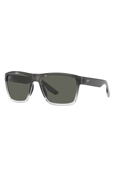 Costa Del Mar Paunch Xl 580g 06s9050 905005 Square Polarized Sunglasses In Gray