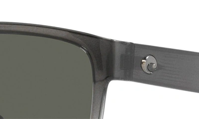 Costa Del Mar Paunch Xl 580g 06s9050 905005 Square Polarized Sunglasses In Gray
