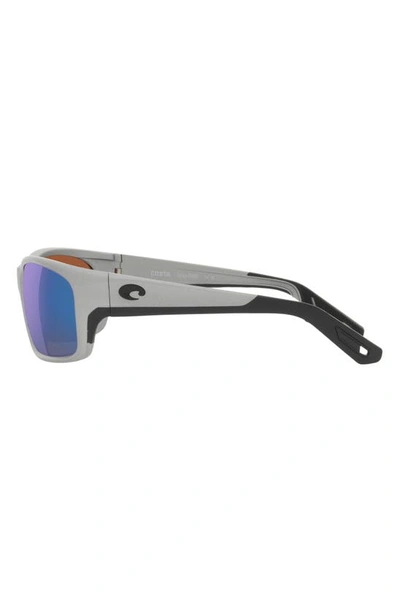 Costa Del Mar Jose Pro 62mm Polarized Rectangular Sunglasses In Green