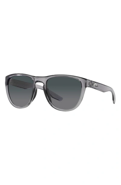 Shop Costa Del Mar Irie 55mm Gradient Pilot Sunglasses In Crystal