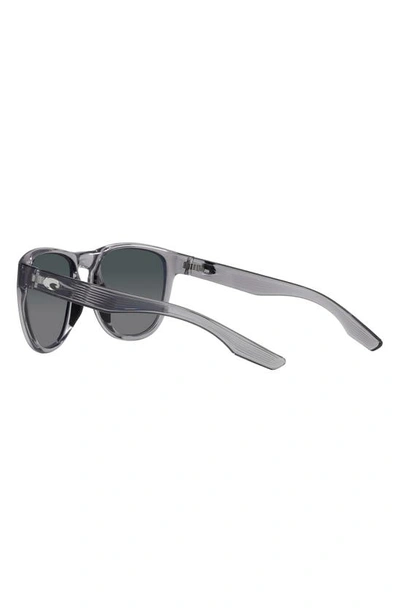 Shop Costa Del Mar Irie 55mm Gradient Pilot Sunglasses In Crystal