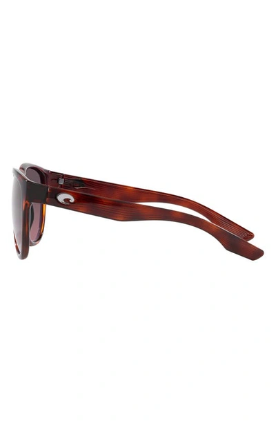 Costa Del Mar Irie 55mm Gradient Pilot Sunglasses In Tortoise
