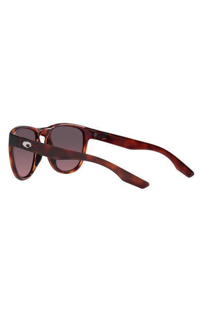 Costa Del Mar Irie 55mm Gradient Pilot Sunglasses In Tortoise