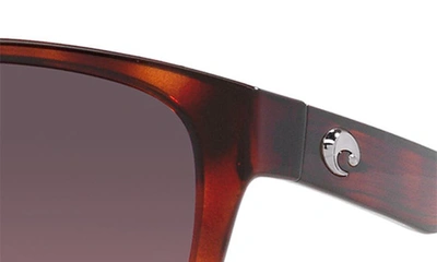 Shop Costa Del Mar Irie 55mm Gradient Pilot Sunglasses In Tortoise