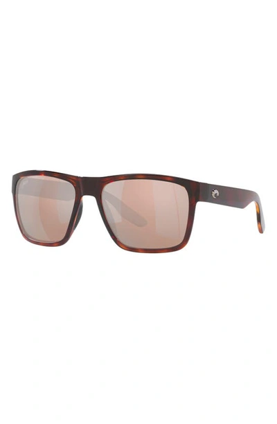Costa Del Mar Paunch Xl 59mm Square Sunglasses In Copper
