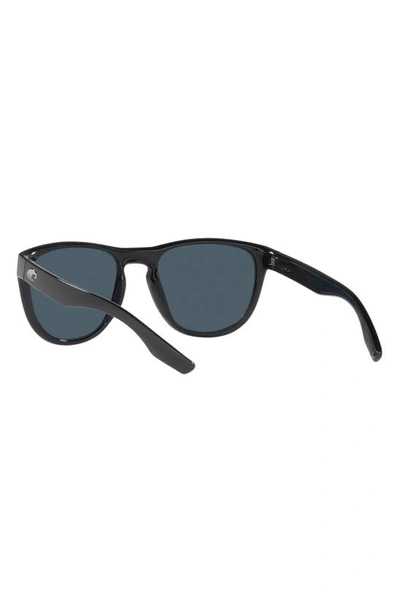 Shop Costa Del Mar Irie 55mm Polarized Pilot Sunglasses In Black