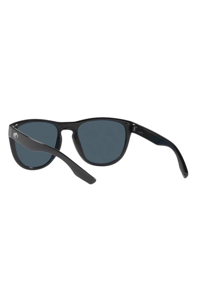 Costa Del Mar Irie 55mm Polarized Pilot Sunglasses In Black