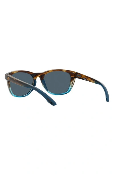 Costa Del Mar Aleta 54mm Polarized Round Sunglasses In Gray