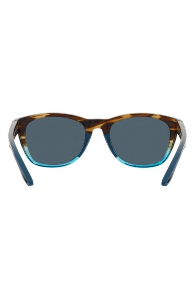 Costa Del Mar Aleta 54mm Polarized Round Sunglasses In Gray