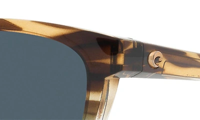 Costa Del Mar Aleta 54mm Polarized Round Sunglasses In Gray