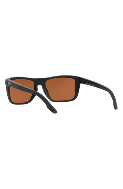 Costa Del Mar Mainsail 06s9107 910702 55 Rectangle Polarized Sunglasses In Green Mirror