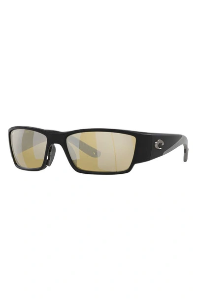 Costa Del Mar Corbina Pro 61mm Rectangular Sunglasses In Silver