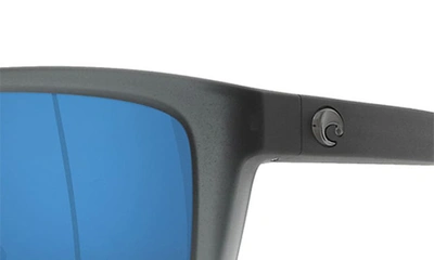 Costa Del Mar Mainsail 06s9107 910705 55 Rectangle Polarized Sunglasses In Blue Mirror