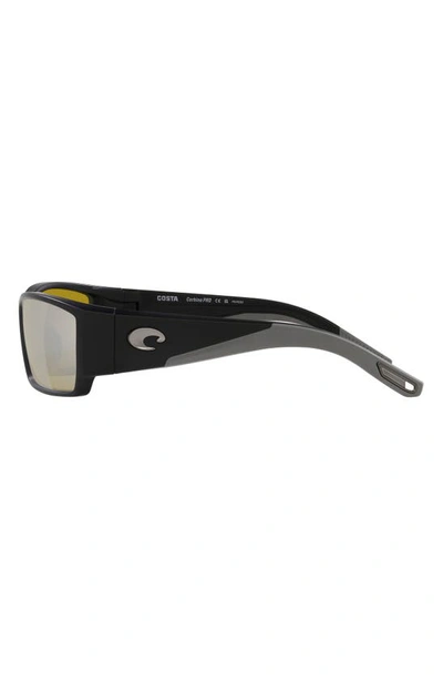 Costa Del Mar Corbina Pro 61mm Rectangular Sunglasses In Silver