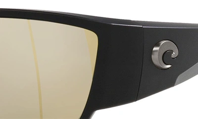 Costa Del Mar Corbina Pro 61mm Rectangular Sunglasses In Silver