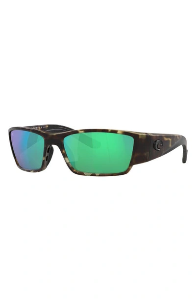 Costa Del Mar Corbina Pro 61mm Rectangular Sunglasses In Wetlands