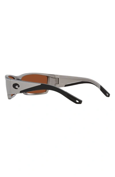 Costa Del Mar Corbina Pro 61mm Rectangular Sunglasses In Green