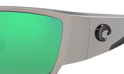 Costa Del Mar Corbina Pro 61mm Rectangular Sunglasses In Green