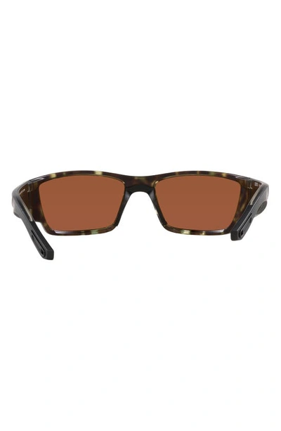 Costa Del Mar Corbina Pro 61mm Rectangular Sunglasses In Wetlands