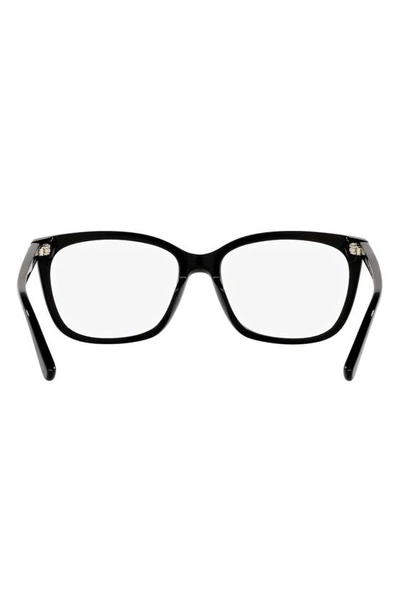 Shop Michael Kors Auckland 54mm Pillow Optical Glasses In Black