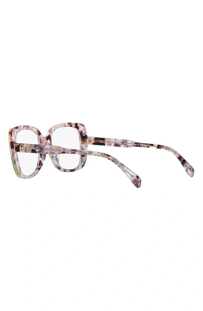 Michael Kors Perth 53mm Square Optical Glasses In Grey Tort