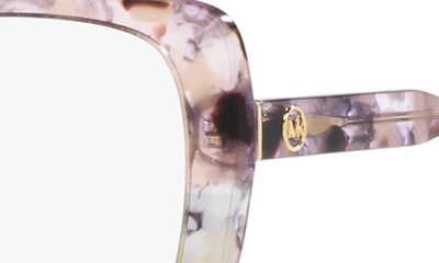 Michael Kors Perth 53mm Square Optical Glasses In Grey Tort