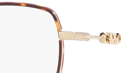 Shop Michael Kors Empire 53mm Round Optical Glasses In Dark Tort
