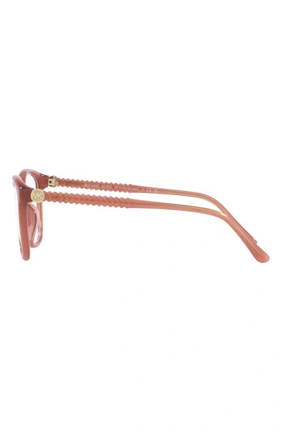 Shop Michael Kors Boulder 55mm Square Optical Glasses In Pink