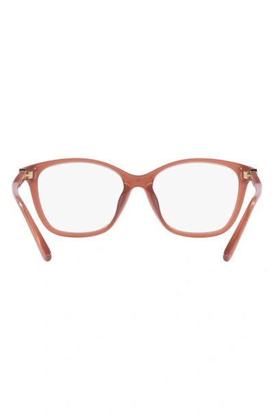 Shop Michael Kors Boulder 55mm Square Optical Glasses In Pink