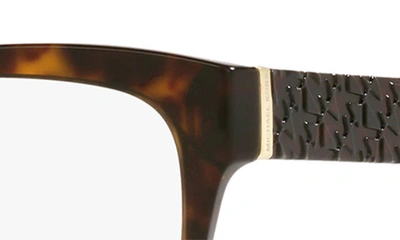Shop Michael Kors Palawan 54mm Square Optical Glasses In Dk Tort
