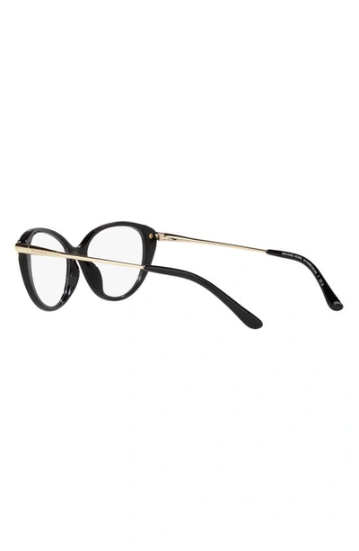 Shop Michael Kors Savoie 53mm Cat Eye Optical Glasses In Black