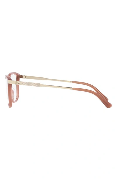 Shop Michael Kors Georgetown 52mm Round Optical Glasses In Pink