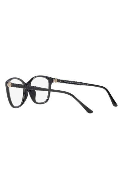 Shop Michael Kors Boulder 53mm Square Optical Glasses In Black