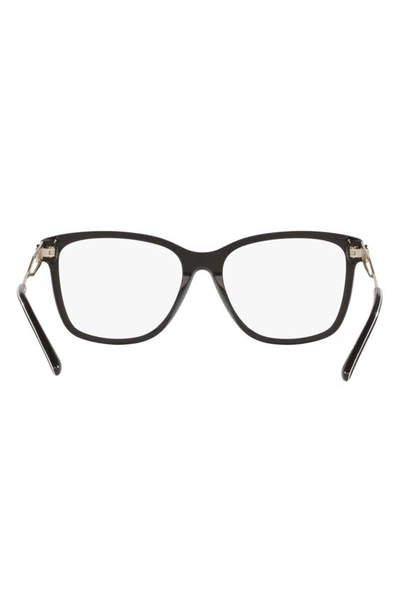 Michael Kors Sitka 53mm Square Optical Glasses In Brown