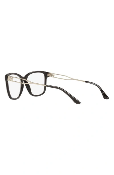 Michael Kors Sitka 53mm Square Optical Glasses In Brown
