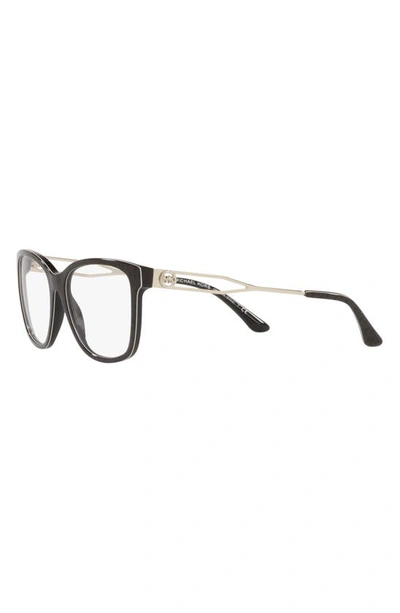 Michael Kors Sitka 53mm Square Optical Glasses In Brown