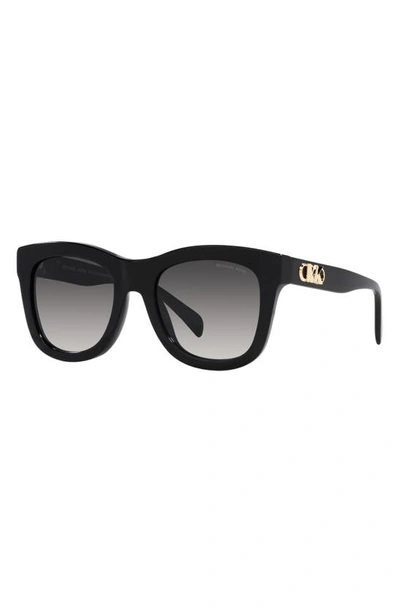 Shop Michael Kors Empire 52mm Square Sunglasses In Black