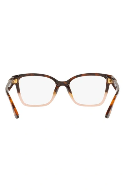 Michael Kors Karlie I 53mm Square Optical Glasses In Pink