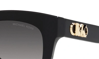 Shop Michael Kors Empire 52mm Square Sunglasses In Black