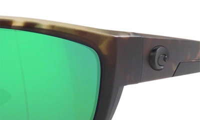 Shop Costa Del Mar 65mm Polarized Sunglasses In Green Mirror