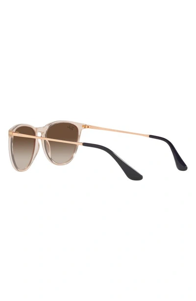 Ray Ban Ray-ban Kids' Junior Erika 50mm Gradient Phantos Sunglasses In Transparent Brown