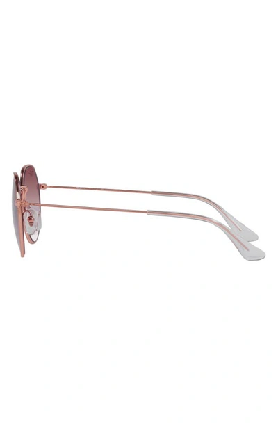 Ray Ban Ray-ban Kids' Jack 47mm Gradient Irregular Sunglasses In Rose Gold